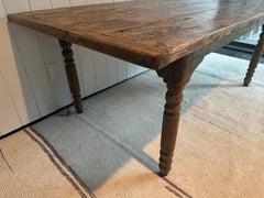 Antique Farm House Dining Harvest Table