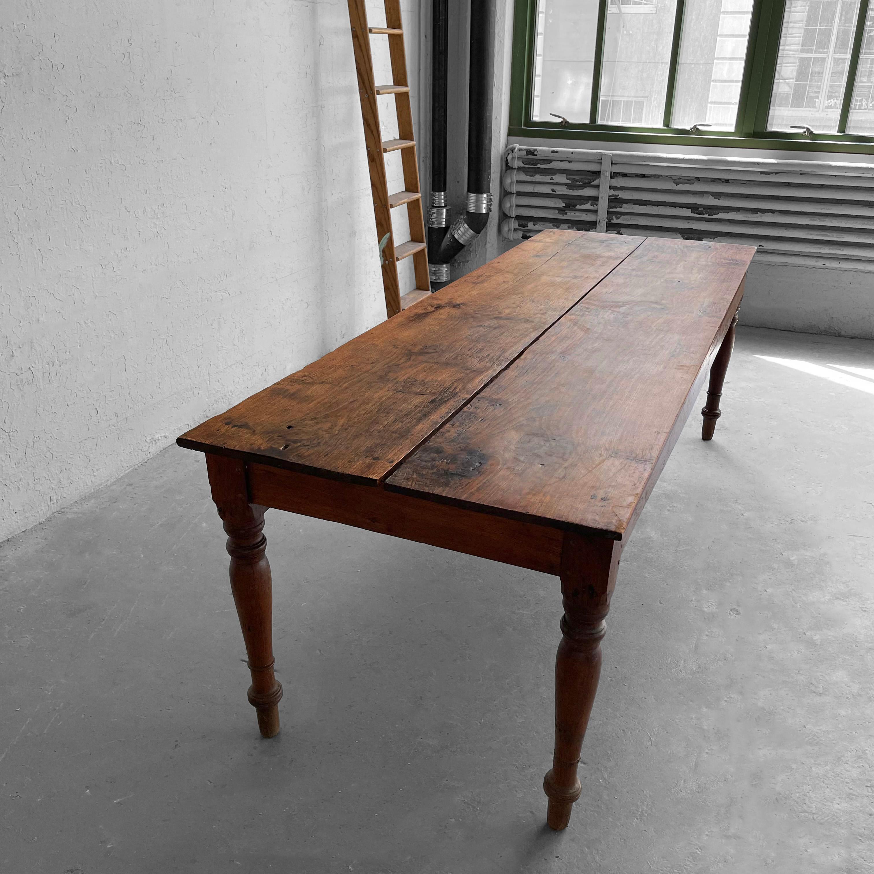 Antique Farm Table In Good Condition In Brooklyn, NY