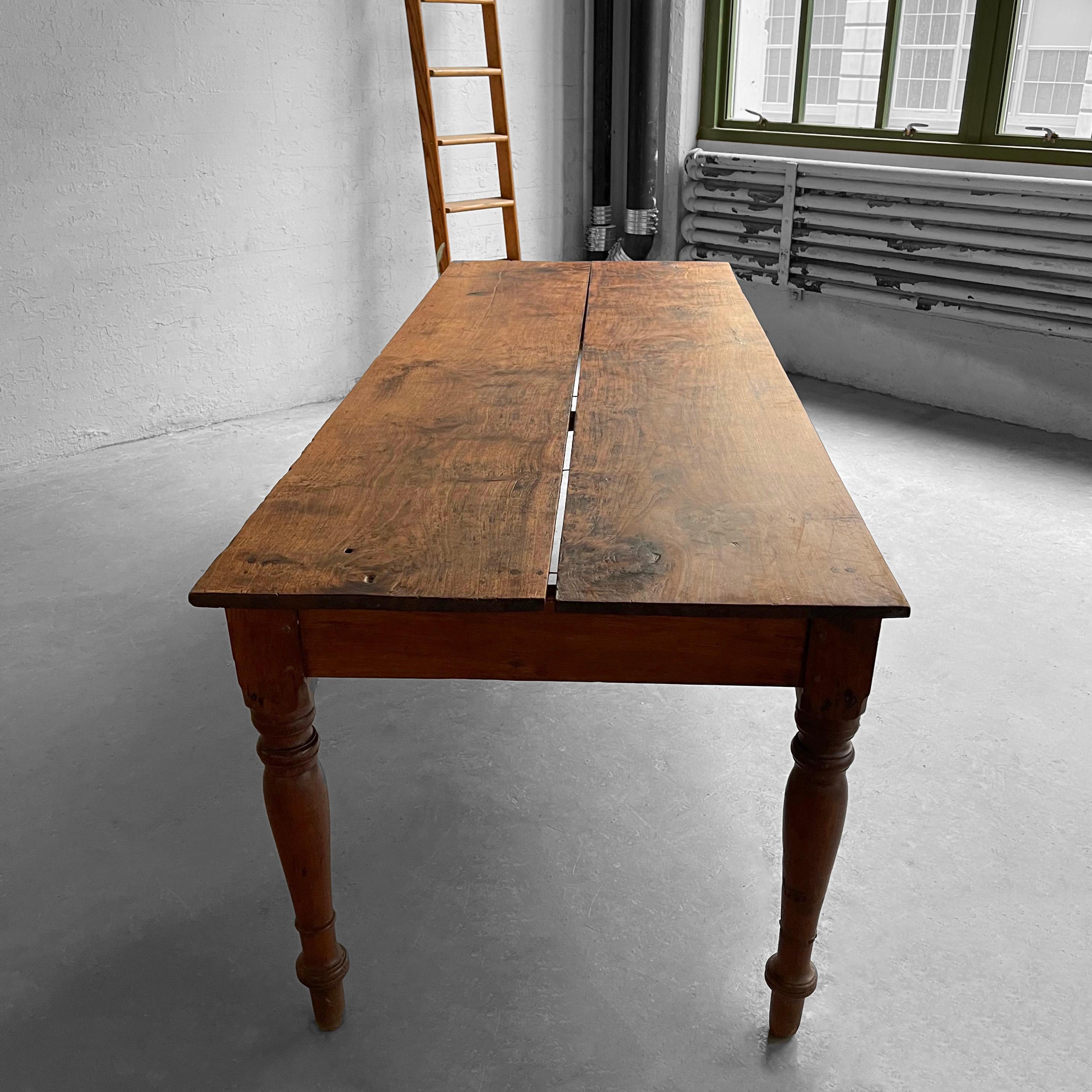 Walnut Antique Farm Table