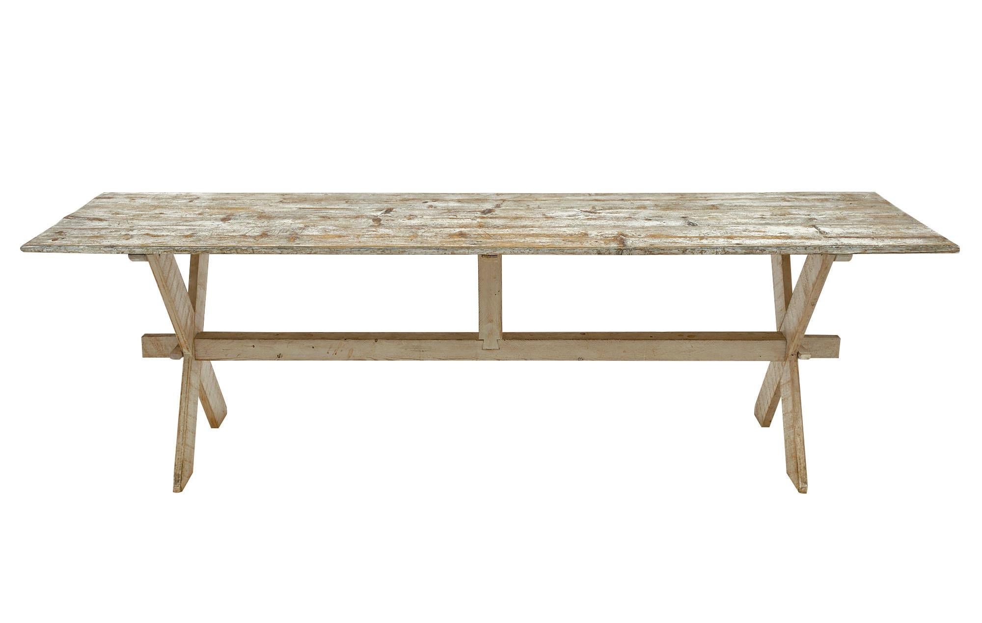 Early 20th Century Antique Farm Table from Sicily