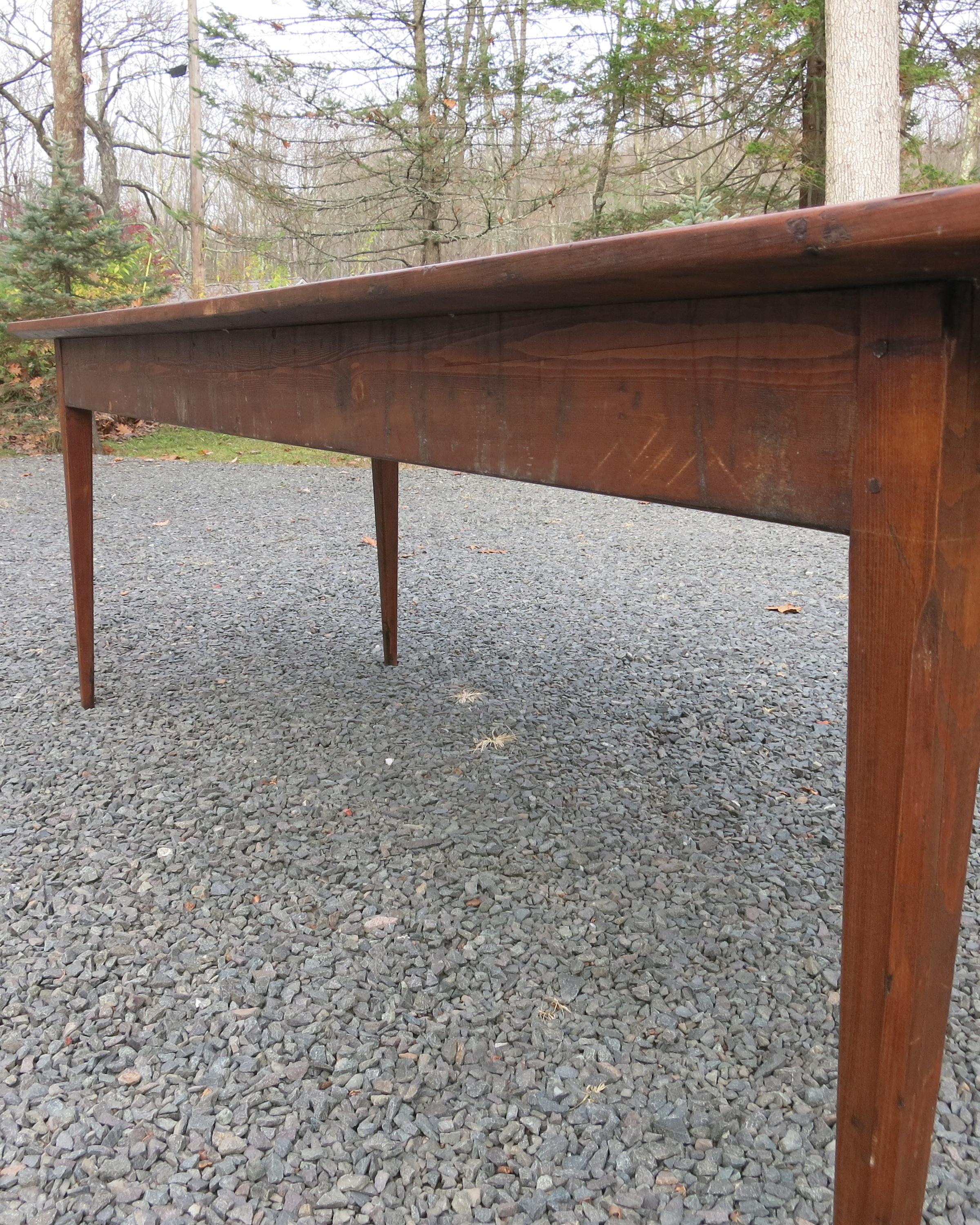 Antique Farm Table Rustic Farmhouse Table For Sale 4