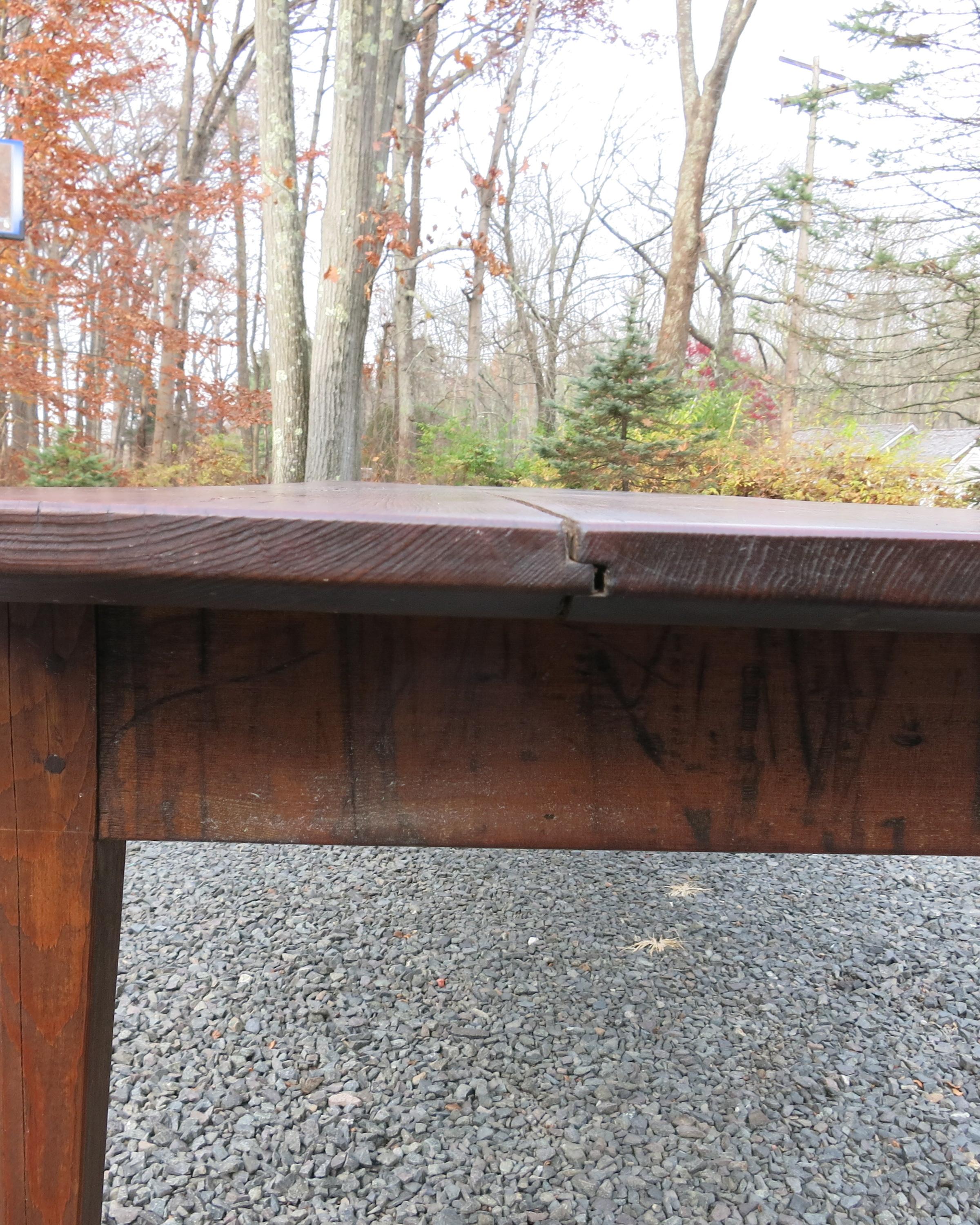 Antique Farm Table Rustic Farmhouse Table For Sale 5