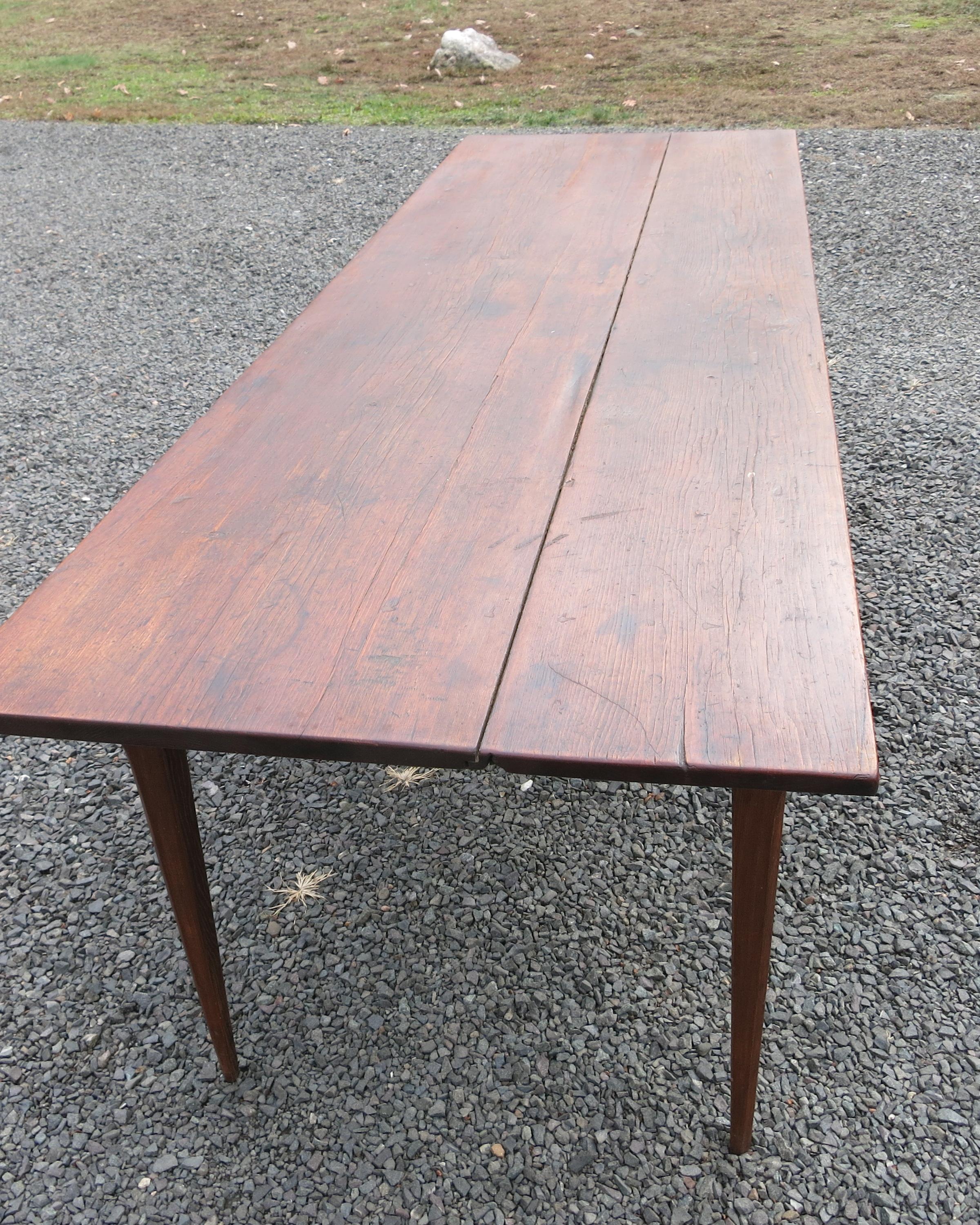 American Antique Farm Table Rustic Farmhouse Table For Sale