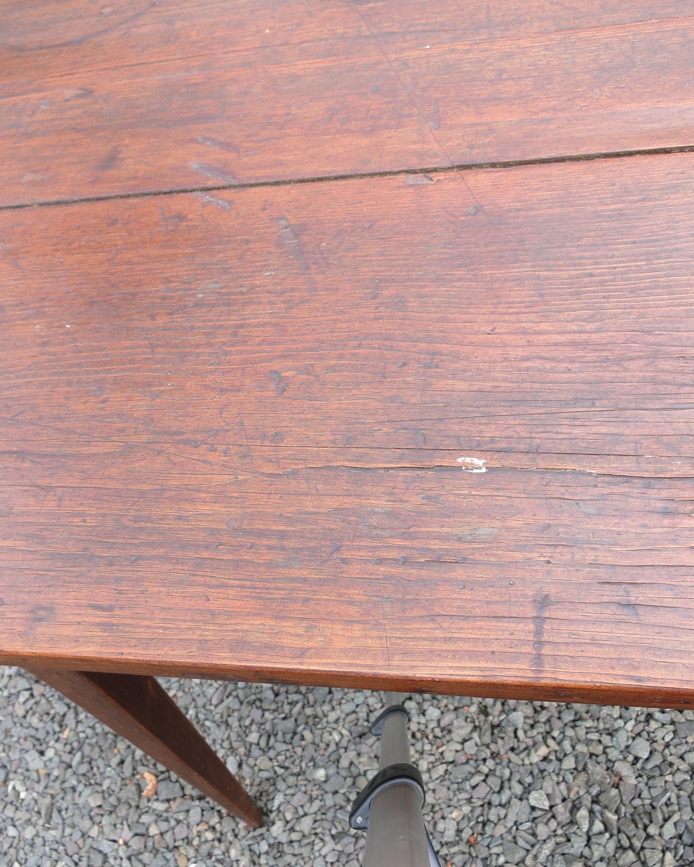 Antique Farm Table Rustic Farmhouse Table For Sale 2
