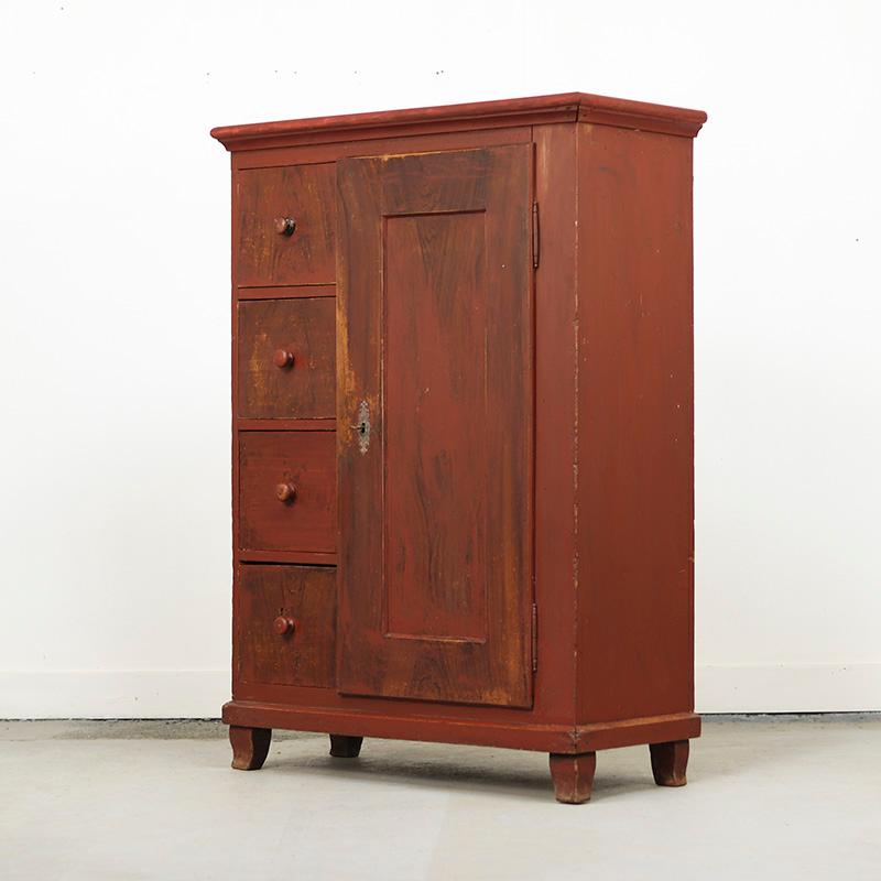 Antike Bauernhaus gemalt Brot Schrank im Angebot 2