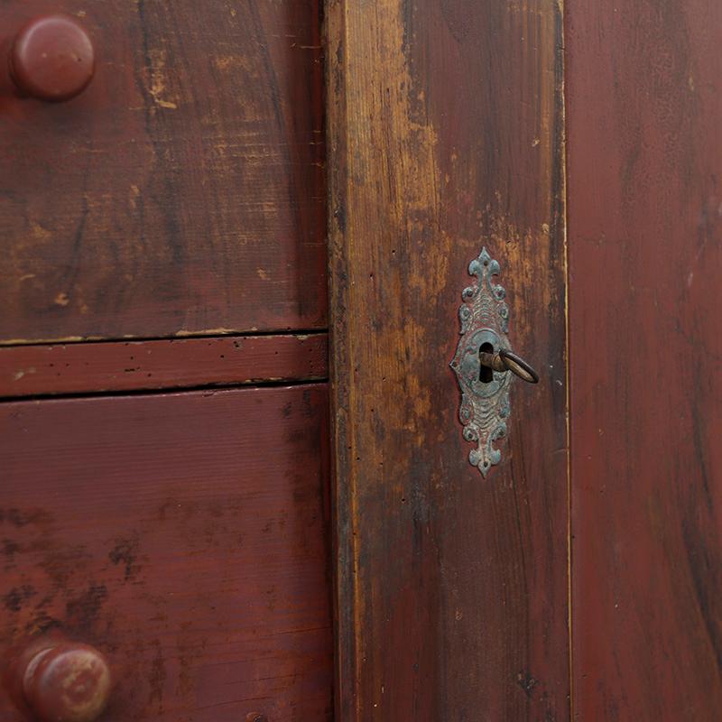 Antike Bauernhaus gemalt Brot Schrank im Angebot 3