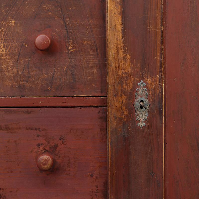 Antike Bauernhaus gemalt Brot Schrank (Land) im Angebot