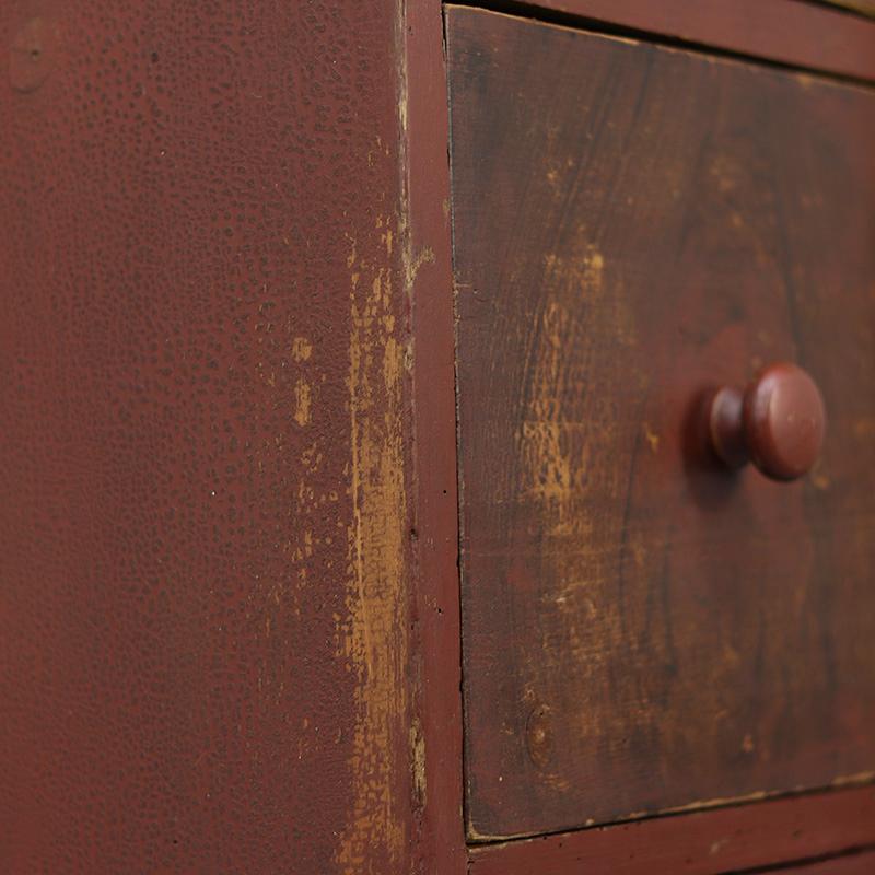 Antike Bauernhaus gemalt Brot Schrank (Deutsch) im Angebot