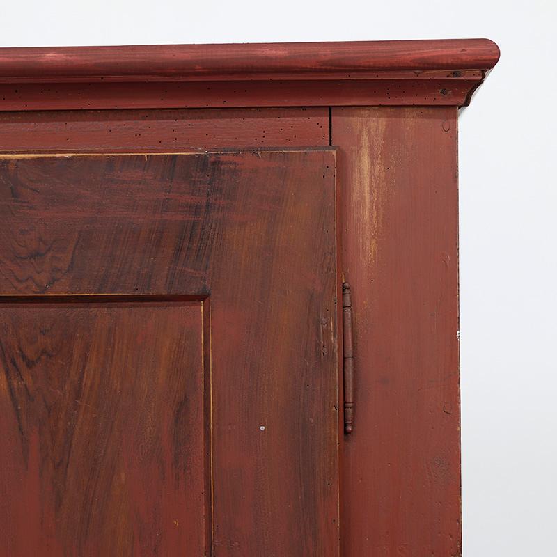 Antike Bauernhaus gemalt Brot Schrank im Zustand „Gut“ im Angebot in OOSTERHOUT, NL