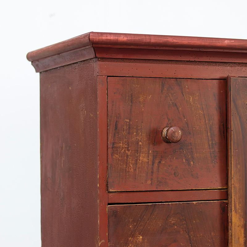 Antike Bauernhaus gemalt Brot Schrank im Angebot 1