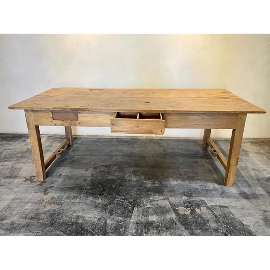 Antique Farmhouse Table, FR-0241 In Fair Condition For Sale In Scottsdale, AZ