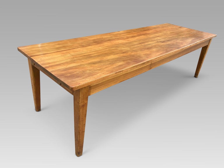 Antique Farmhouse Table Circa 1890 Length 108 Ins For Sale At 1stdibs