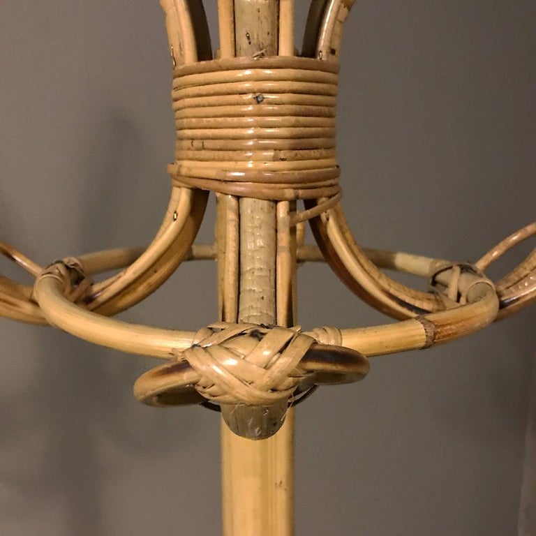 Antique Faux Bamboo Hall Tree For Sale at 1stdibs