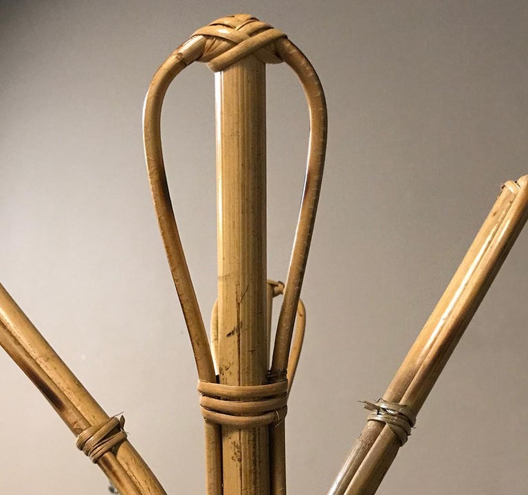 Antique Faux Bamboo Hall Tree For Sale at 1stdibs