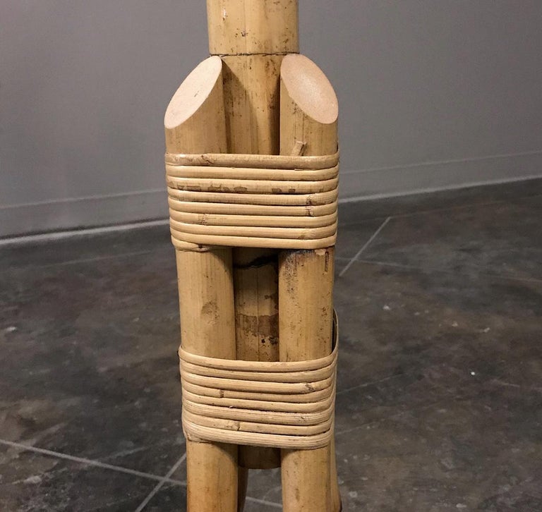 Antique Faux Bamboo Hall Tree For Sale at 1stdibs