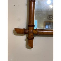 Antique Faux Bamboo Mirror
