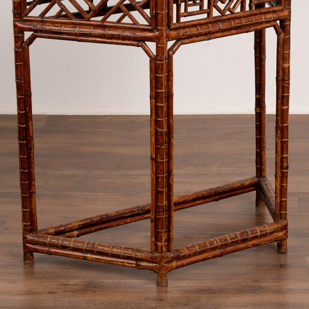 Antique Faux Bamboo Side Table, England circa 1890 For Sale 1