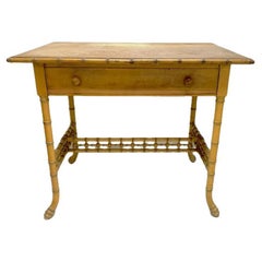 Antique Faux Bamboo Writing Desk