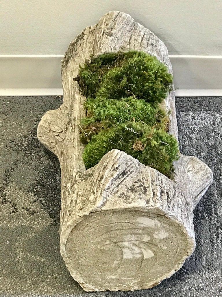 Antique Faux Bois Planter For Sale at 1stDibs