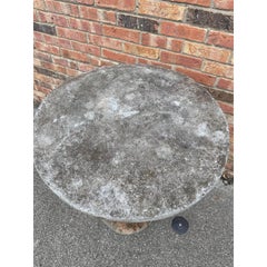 Antique Faux Bois Side Table