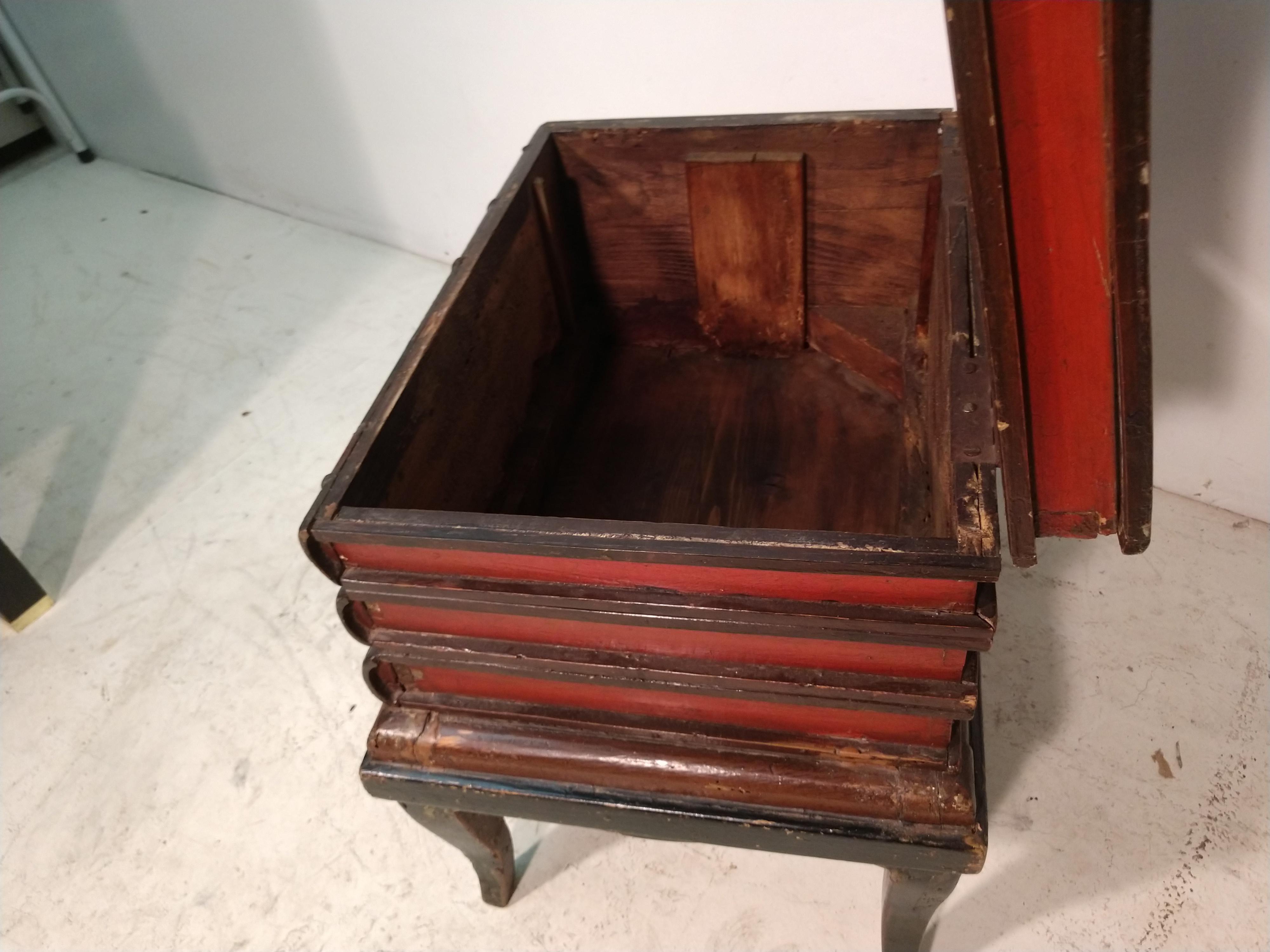 book storage side table