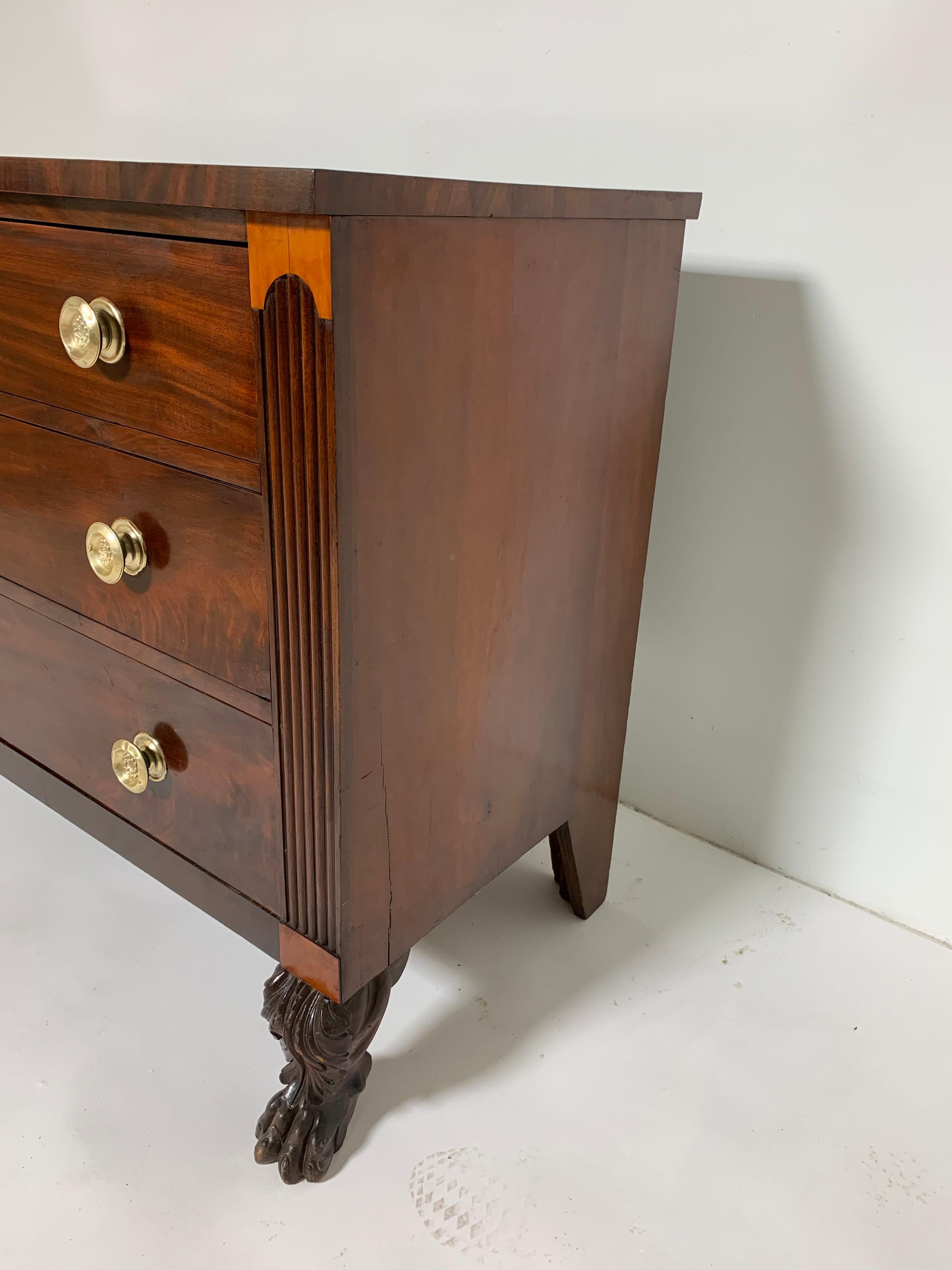Antique Federal Chest of Drawers, Rhode Island, circa 1820s 4
