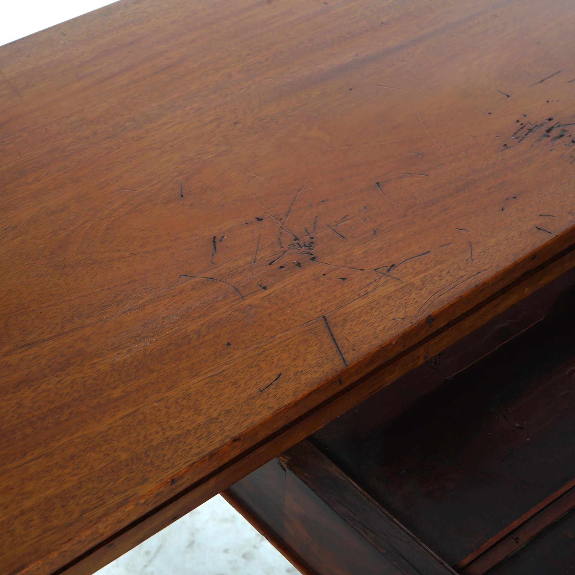 Ancienne table à cartes en acajou sculpté de style Feder Duncan Phyfe C1830 en vente 3