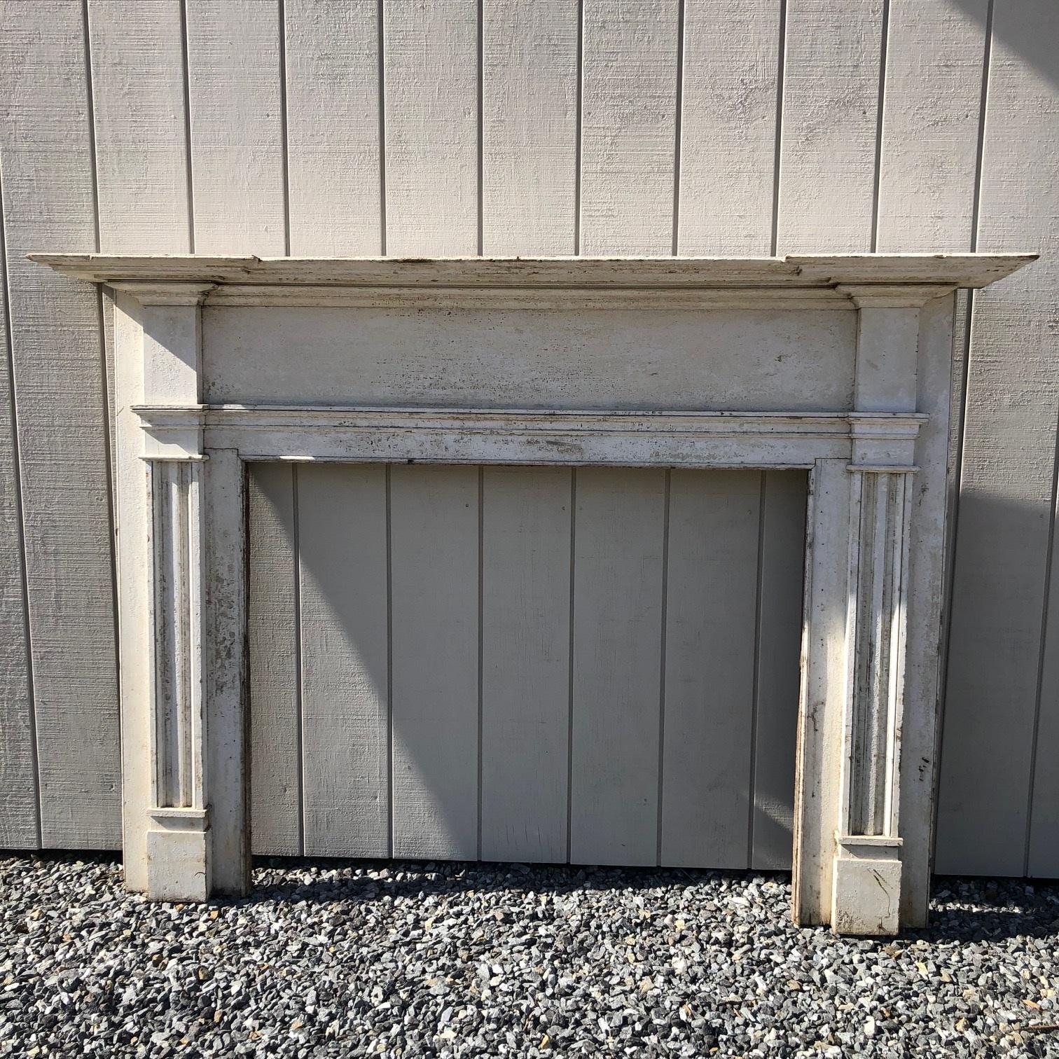 American Antique Federal Fireplace Mantel Surround
