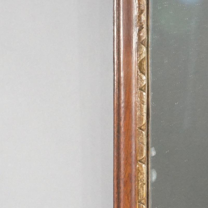 Antiker figuraler Federal-Mahagoni-Wandspiegel mit vergoldetem Adler, 19. Jahrhundert im Angebot 3