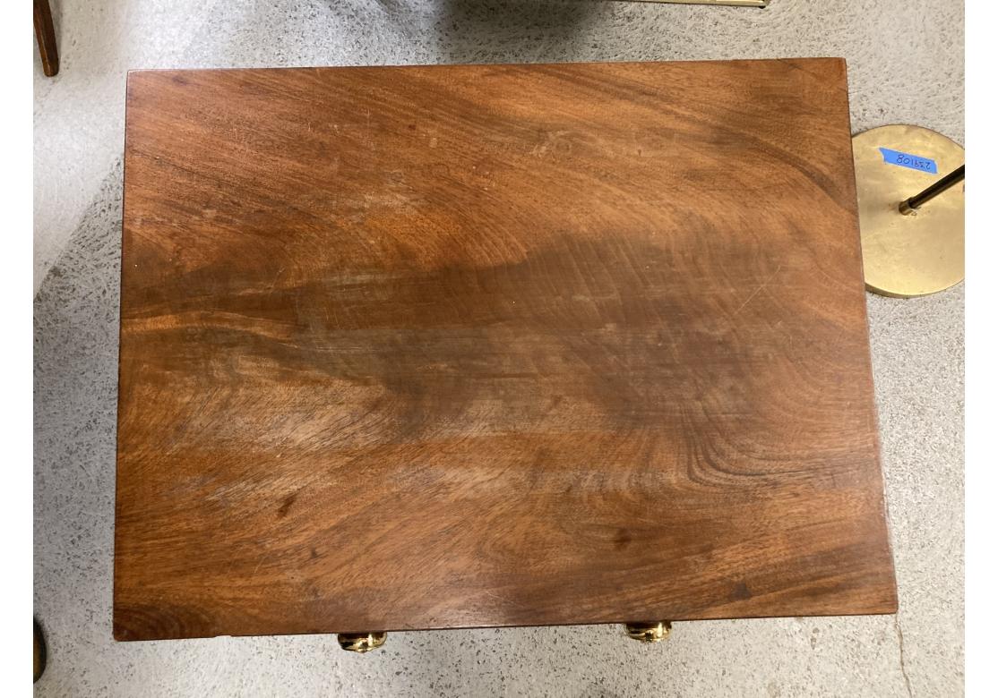 Antigua mesa de trabajo federal de caoba para restaurar en venta 1