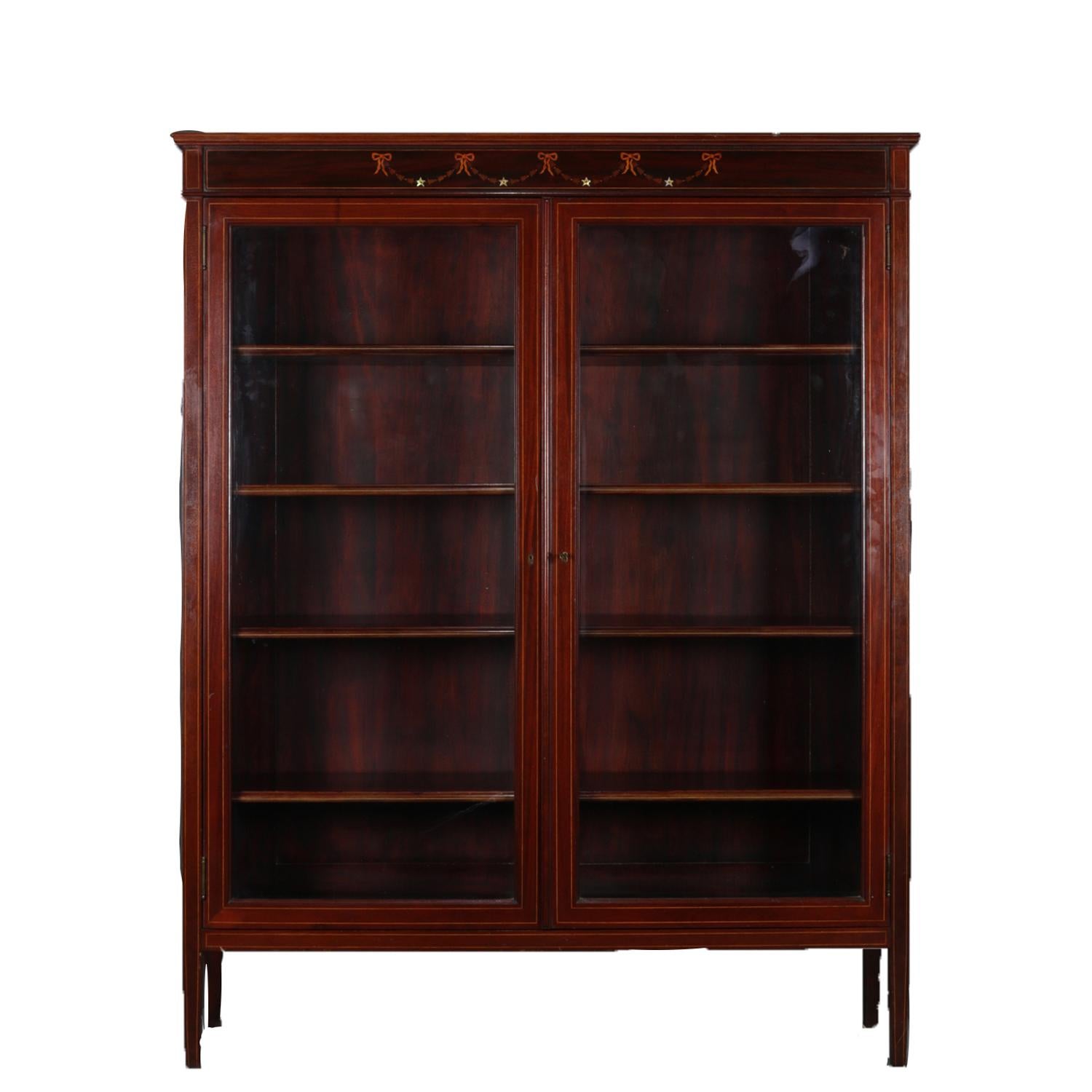 federal style bookcase