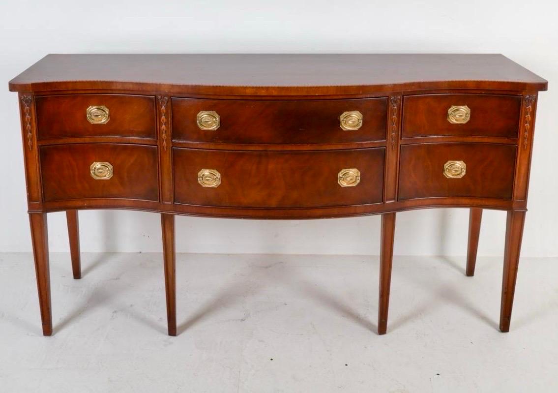 Antica credenza in stile Feder in mogano Credenza Buffet in vendita 5