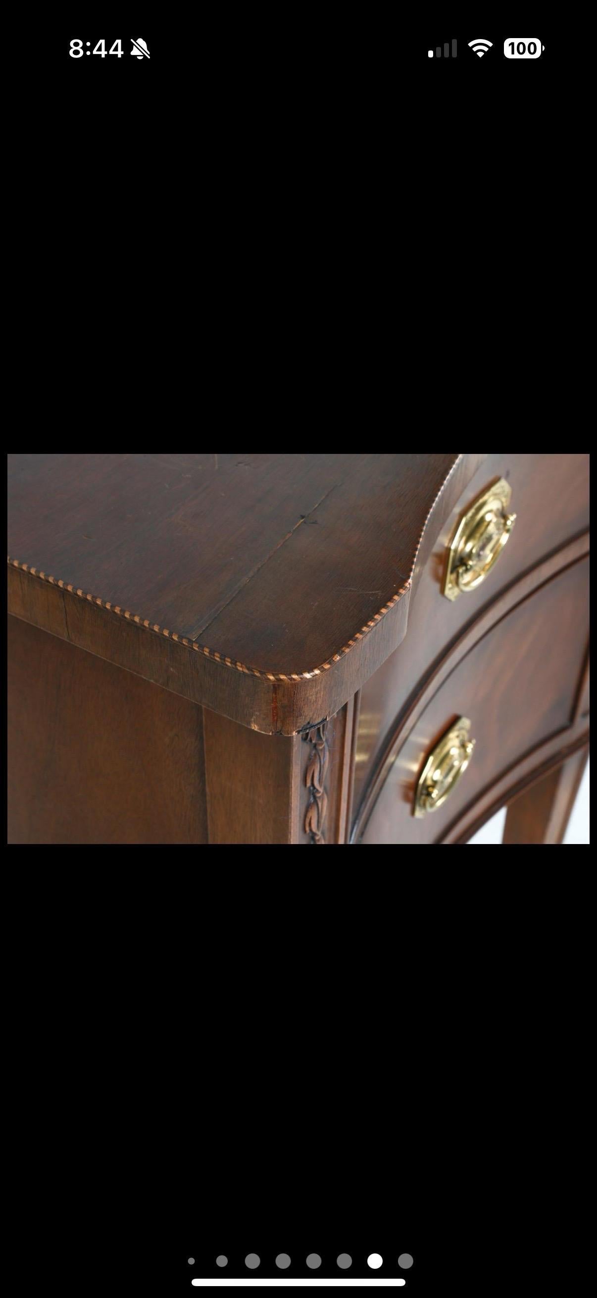Antica credenza in stile Feder in mogano Credenza Buffet in vendita 6