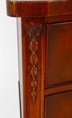 Antique Federal Style Mahogany Sideboard Credenza Buffet