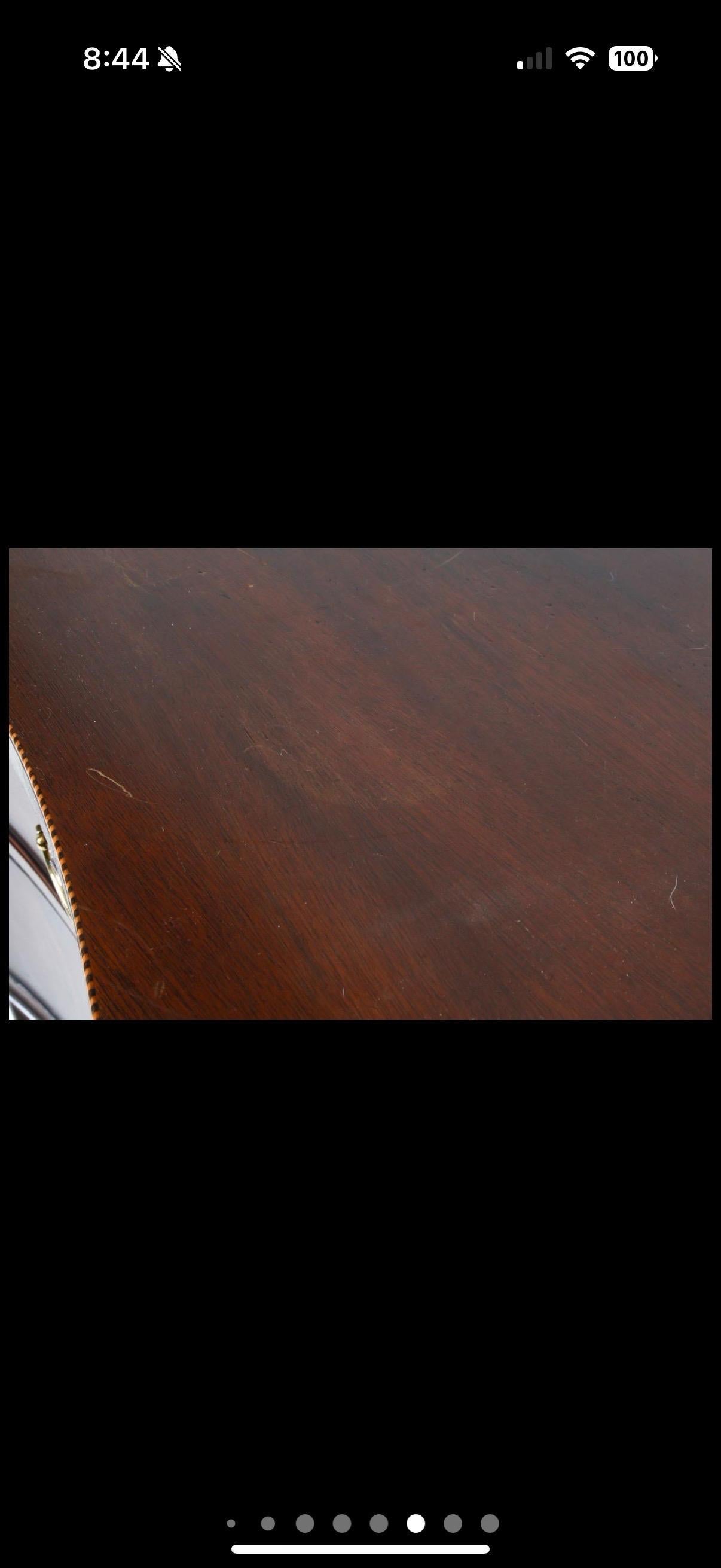 Ottone Antica credenza in stile Feder in mogano Credenza Buffet in vendita