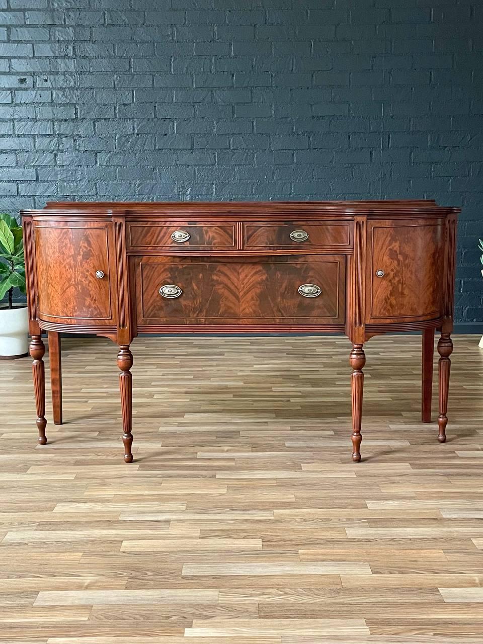 Materials: Mahogany, Metal Pulls
Style: American Federal