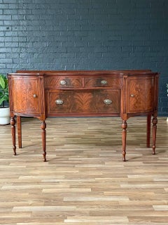 Antique Federal Style Mahogany Sideboard Server