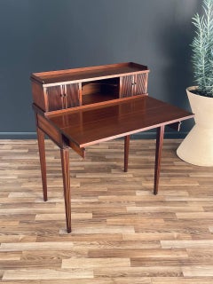 Antique Federal Style Mahogany Writing Desk with Fold Out
