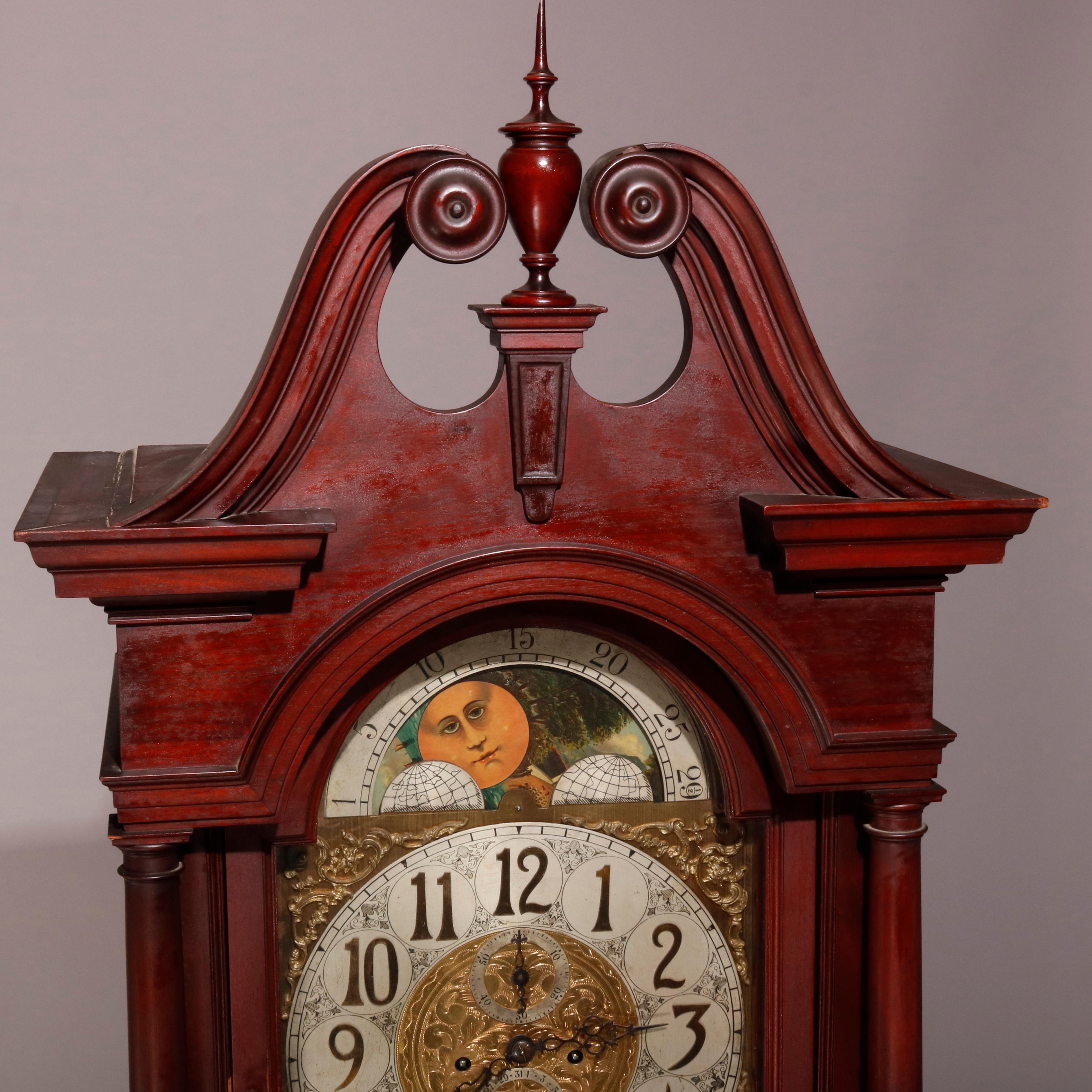 tiffany grandfather clock
