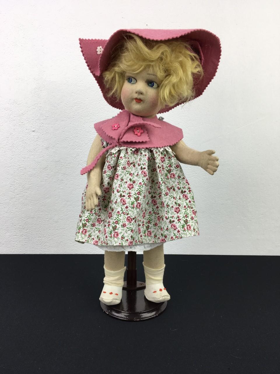 Antique Felt Lenci Toy Doll 10