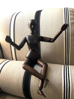 Antique Female Artist Mannequin Figure Sculpture Lime Tree, France