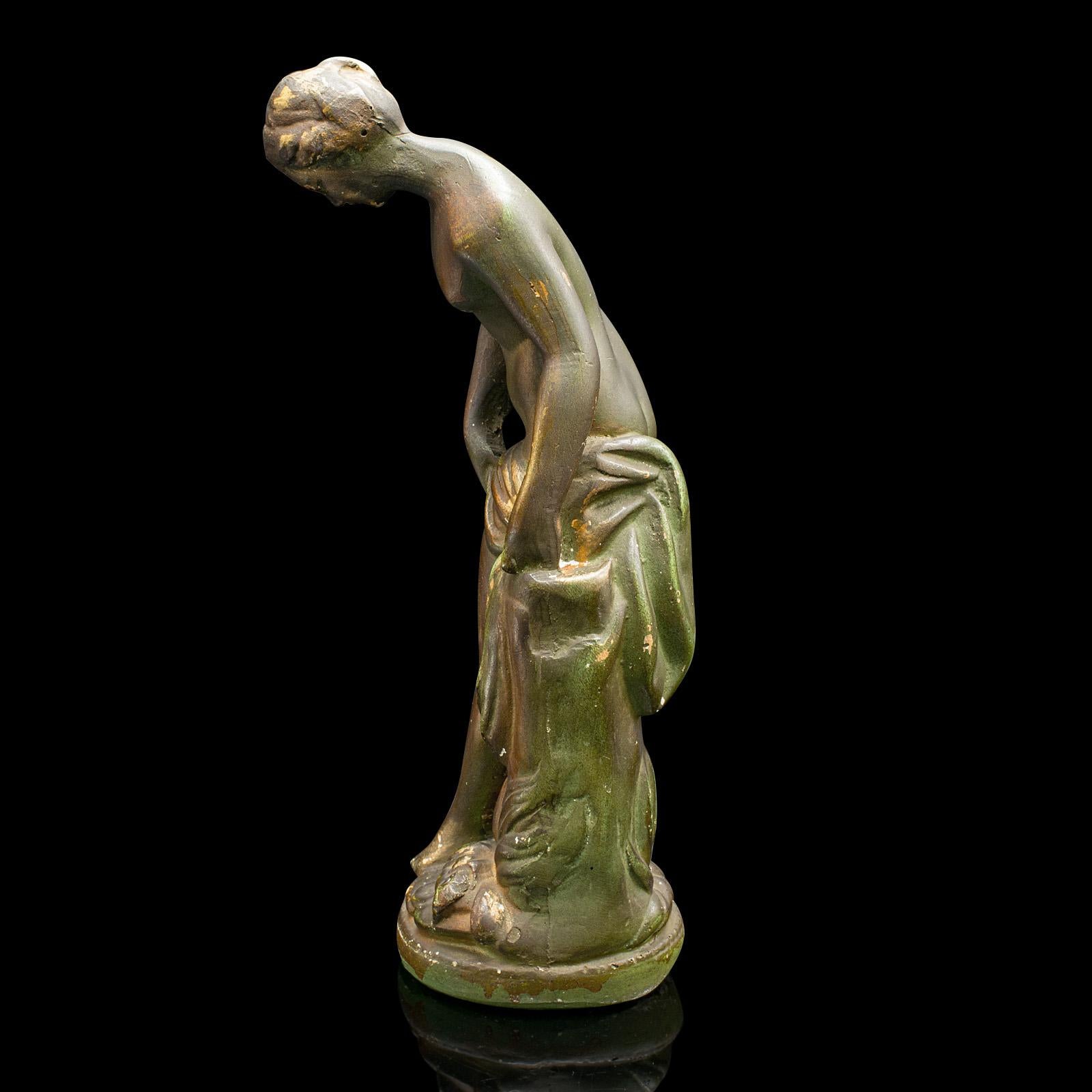 XIX secolo Figura femminile antica, francese, statuetta in gesso, ornamento, vittoriana, classica in vendita