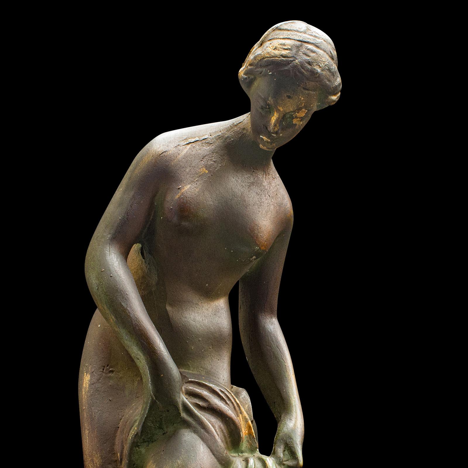 Intonaco Figura femminile antica, francese, statuetta in gesso, ornamento, vittoriana, classica in vendita