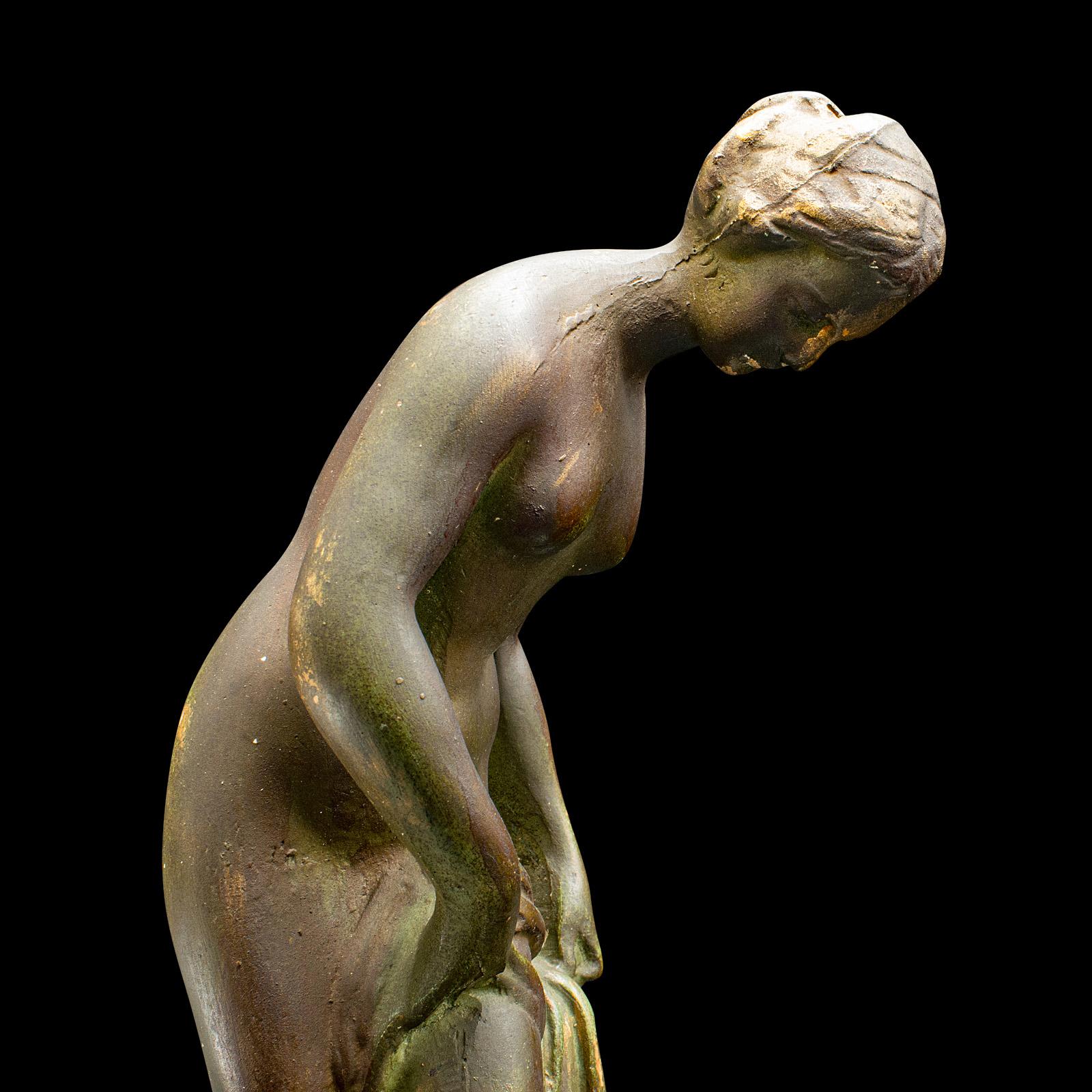 Figura femminile antica, francese, statuetta in gesso, ornamento, vittoriana, classica in vendita 1