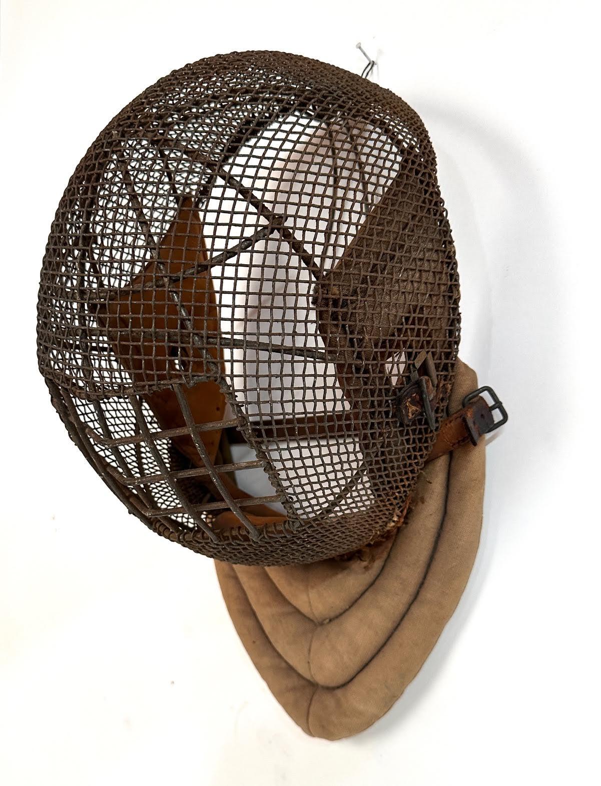 Antike Fencing-Maske (amerikanisch) im Angebot