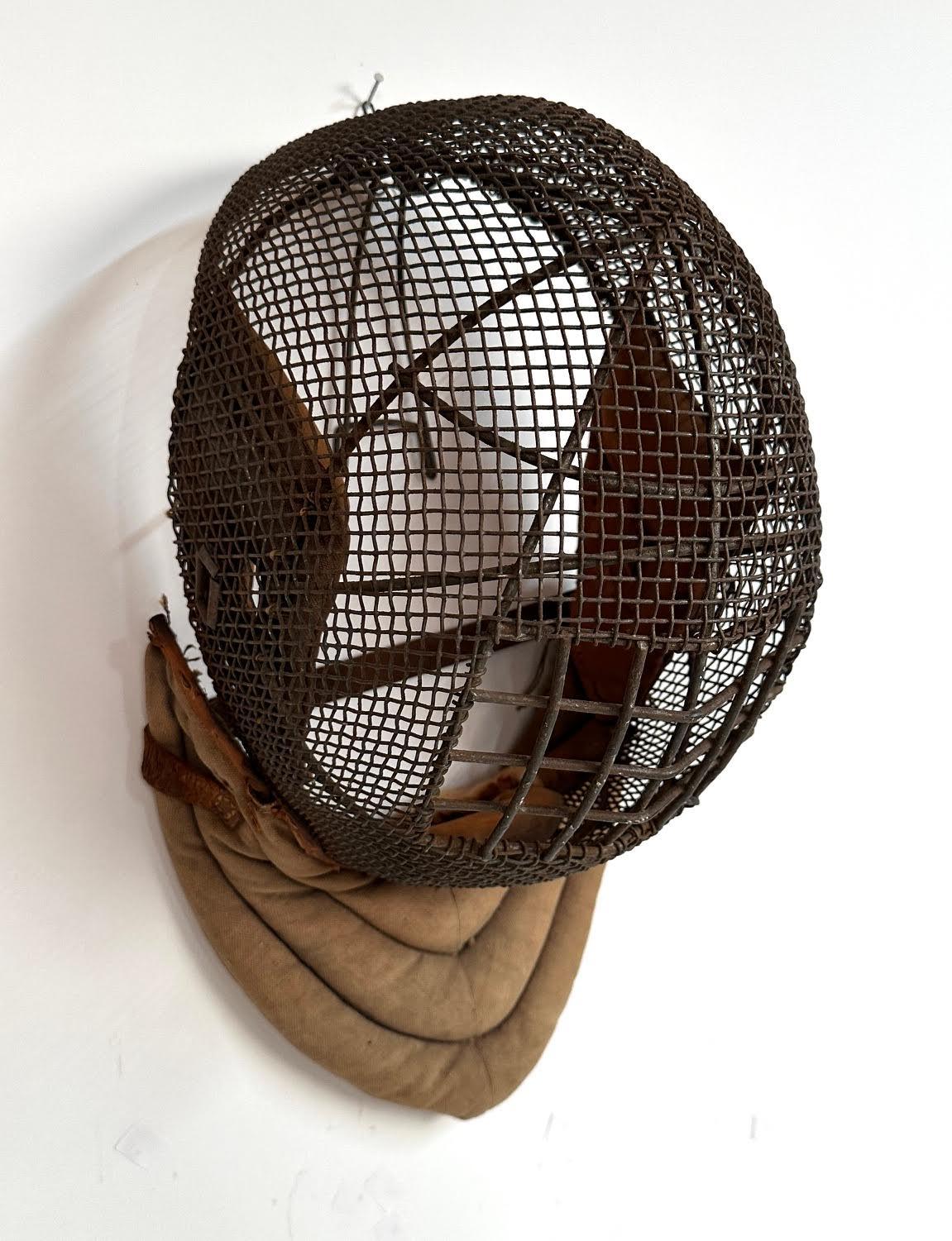 Antike Fencing-Maske im Zustand „Relativ gut“ im Angebot in Stamford, CT