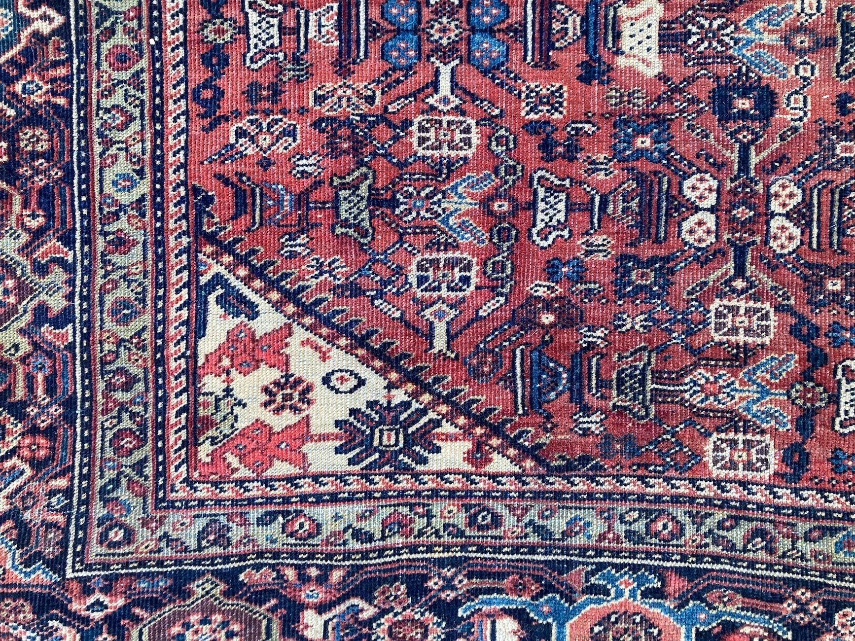 Antique Ferahan Rug 1.96m x 1.36m For Sale 6