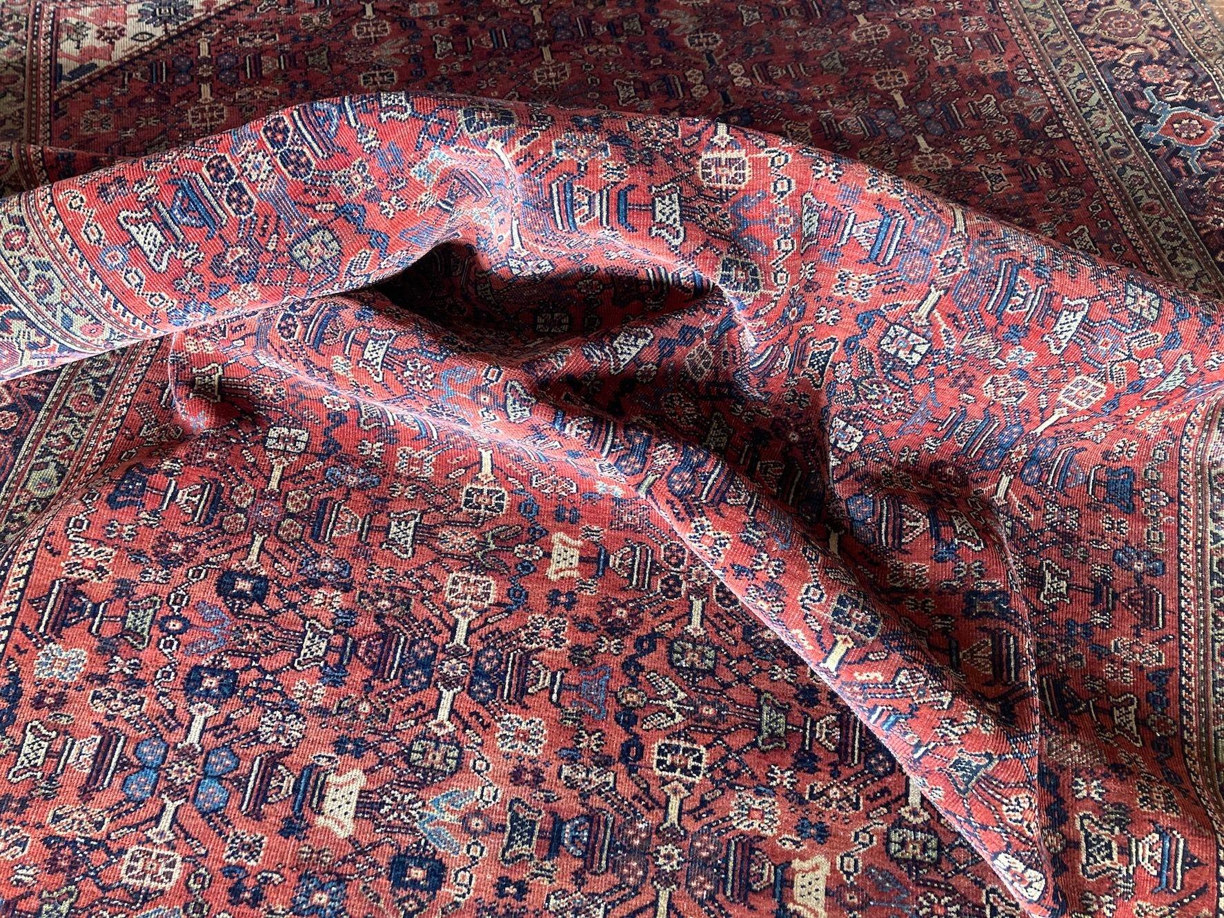 Antique Ferahan Rug 1.96m x 1.36m For Sale 8