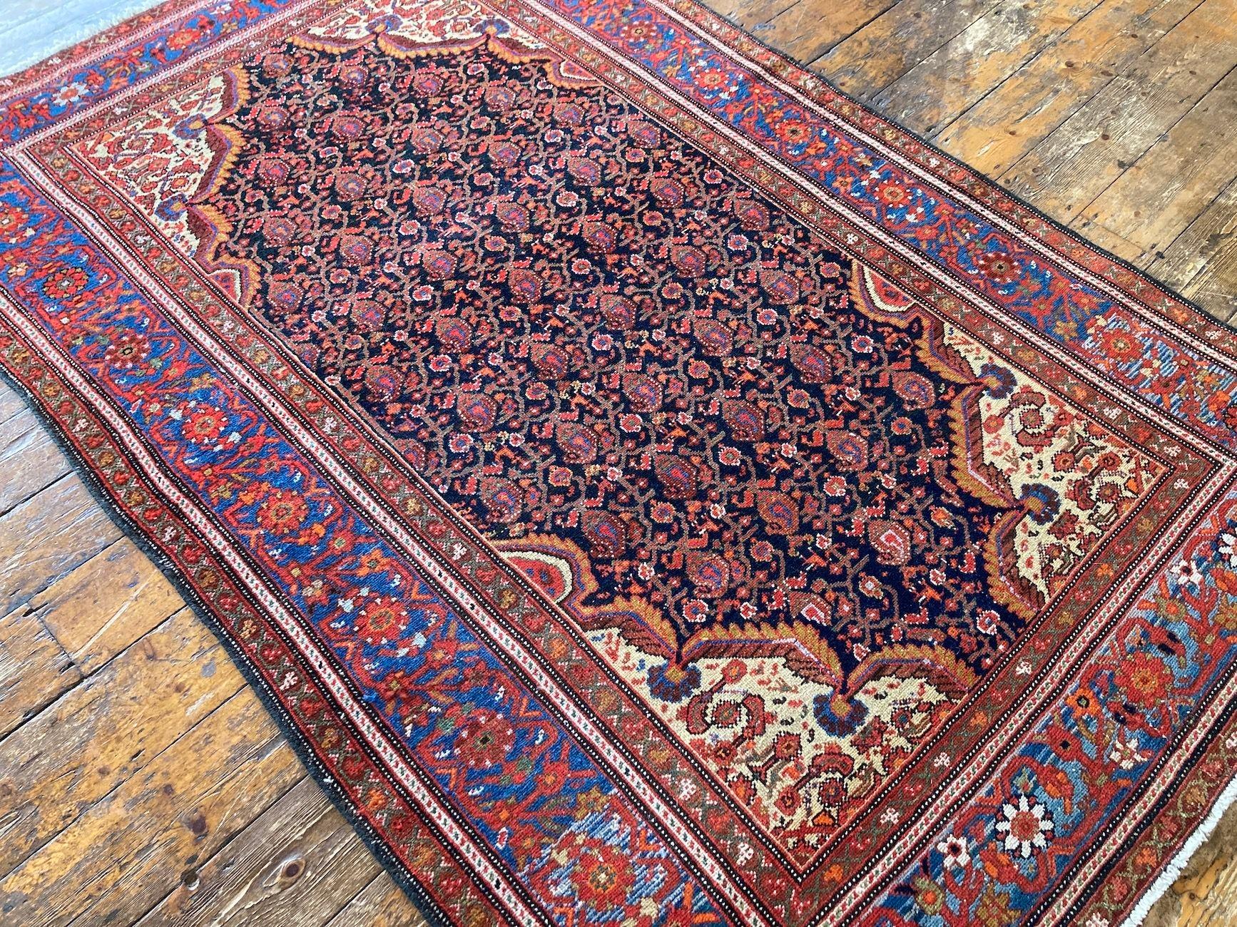 Wool Antique Ferahan Rug 2.03m X 1.32m For Sale