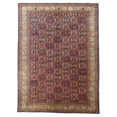 Used Ferahan Rug - Late 19th Century Ferahan Carpet in Good Condition